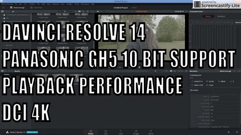 Verified using mac pro 7,1 with intel. Davinci Resolve 14 GH5 10 Bit - YouTube