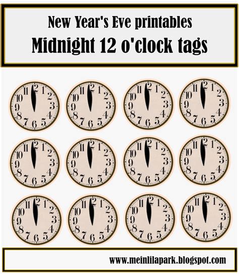 15 Free New Years Eve Printables Celebrate And Decorate