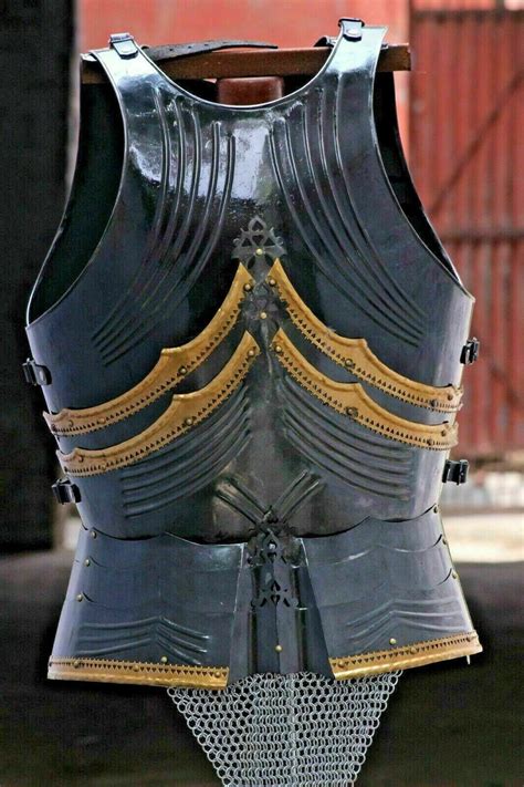 Gothic Breastplate Armour Medieval Knight Dark Larp Cuirass Etsy