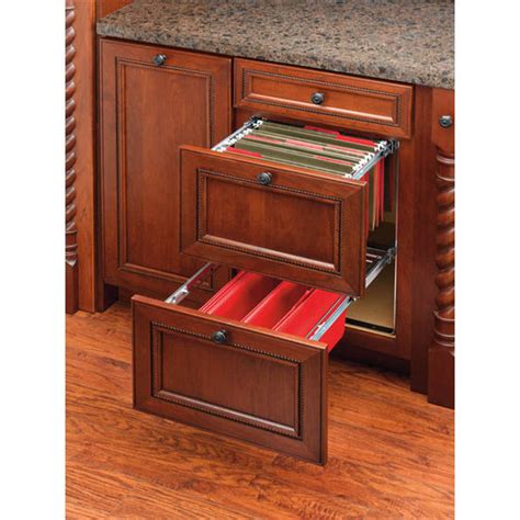 See the work drawings and artwork here video of the process here. Two-Tier Pull-Out File Drawer System for Kitchen or Desk ...