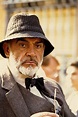 Sean Connery on the set of "Indiana Jones and the Last Crusade" (1989 ...