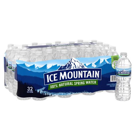 Ice Mountain Brand 100 Natural Spring Water 169 Ounce Bottles Pack