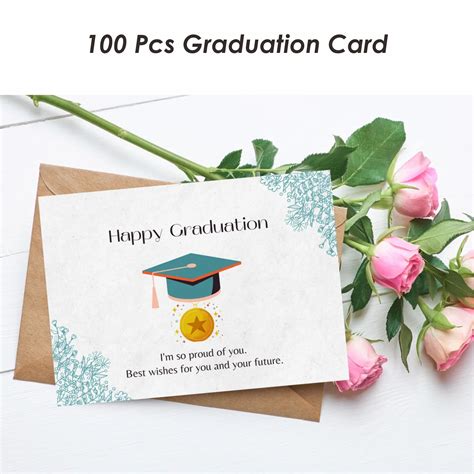 (100 Pcs) Happy Graduation Card / Kartu Ucapan Selamat Kelulusan