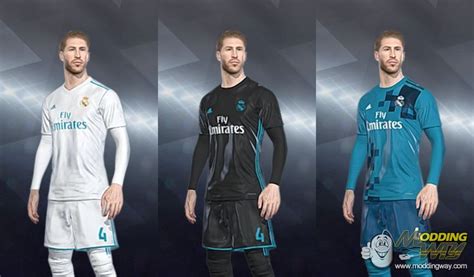 Fortunately, this year's pro evo does have a fairly comprehensive collection of officially. PES 2018 Real Madrid 2017-2018 CPK Kits by apinkinka