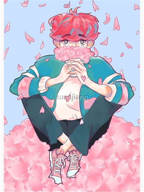 Flower Boy Canvas Print By Wenjiang Redbubble