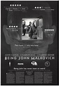 Being John Malkovich 1999 Original Movie Poster #FFF-73894 ...
