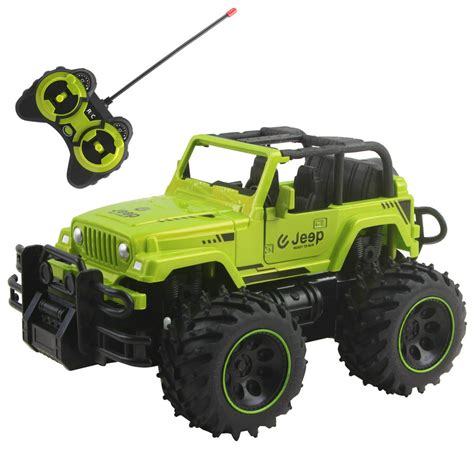 Vokodo Rc Truck 10” 116 Scale Size Jeep With Big Off Road Tires And