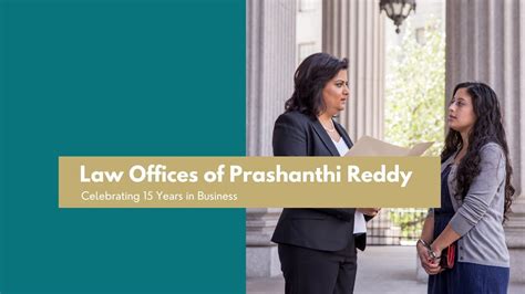 About Law Offfices Of Prashanthi Reddy Youtube