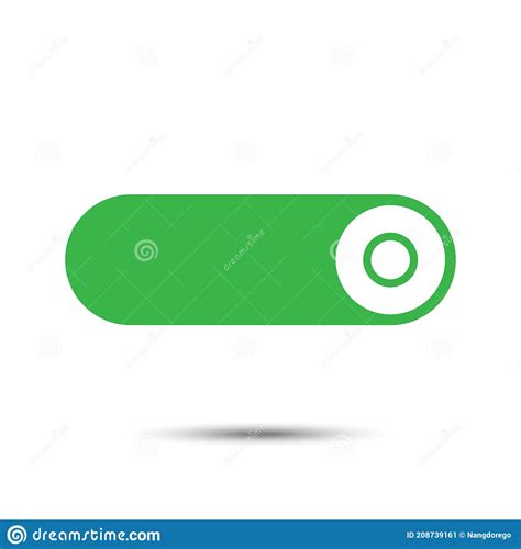 On Off Slider Style Power Buttons With Green Button The On Buttons Are