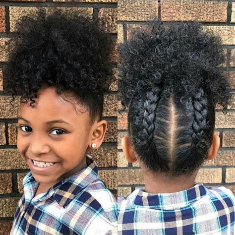 Easy Natural Hairstyles for Black Women (Trending in April ... This is a great idea for girls who have wavy hair.