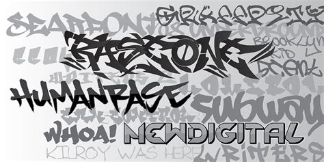 Graffiti Fonts 1 The First Collection