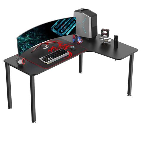 Eureka Ergonomic L Shaped Gaming Computer Desk 60 Inch With Free