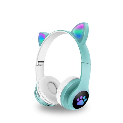Cats Wireless Headphone With Rgb Ears Cxt B39