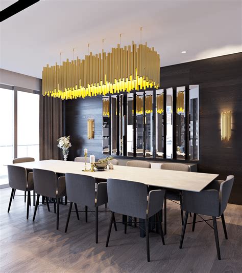 Modern Formal Dining Room Interior Design Ideas