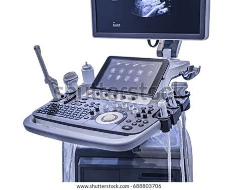 Modern Medical Equipment Ultrasound Machine Sonograph Stock Photo Edit
