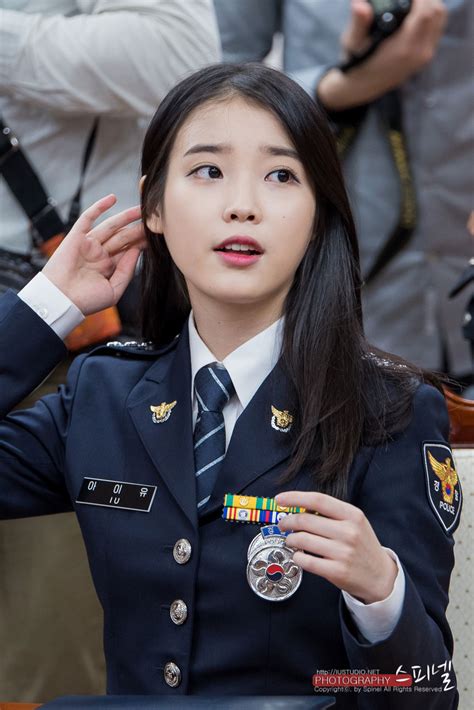 Kpop Iu Promoted To Senior Police Officer