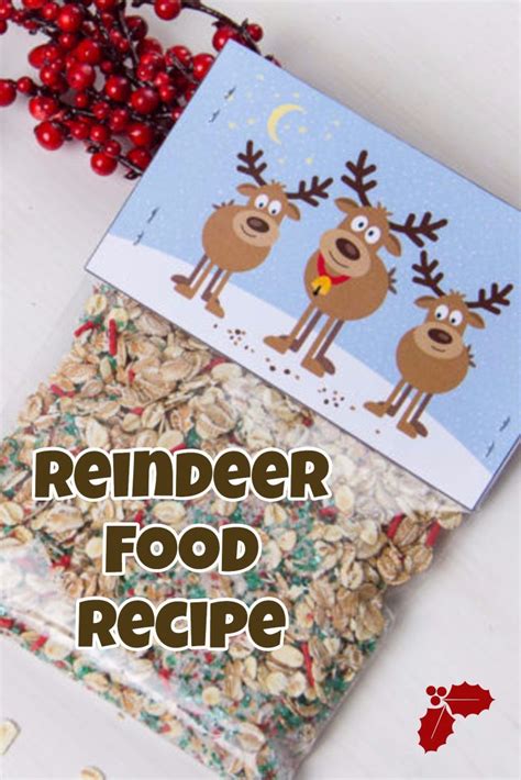 Reindeer Food Recipe And Poems Preemie Twins Baby Blog Reindeer