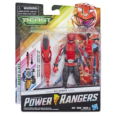 Boneco Power Rangers Red Ranger Hasbro E5915 Brinkstore