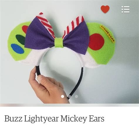 Buzz Lightyear Mickey Ears Disney Ears Manualidades Diademas Minnie