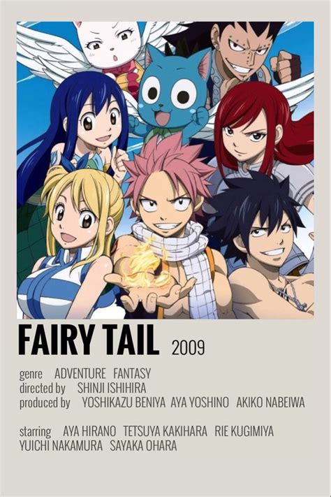 Fairy Tail Poster By Emily Fairy Tale Anime Anime Printables Anime