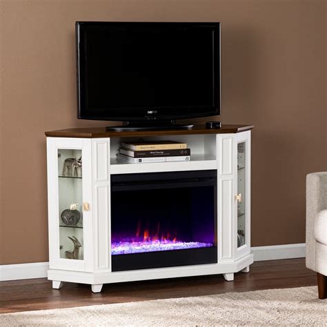 Dilvon Color Changing Fireplace With Media Storage Sei Furniture