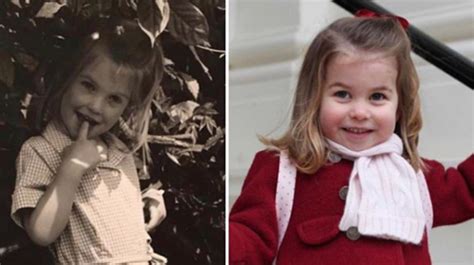 Princess Charlotte Looks Just Like Princess Dianas Niece On First Day