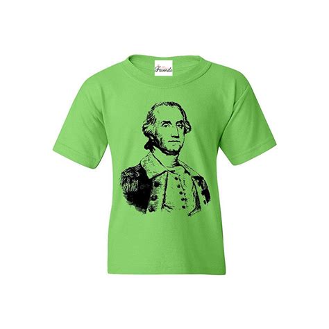 Moms Favorite Youth President George Washington T Shirt For Girls