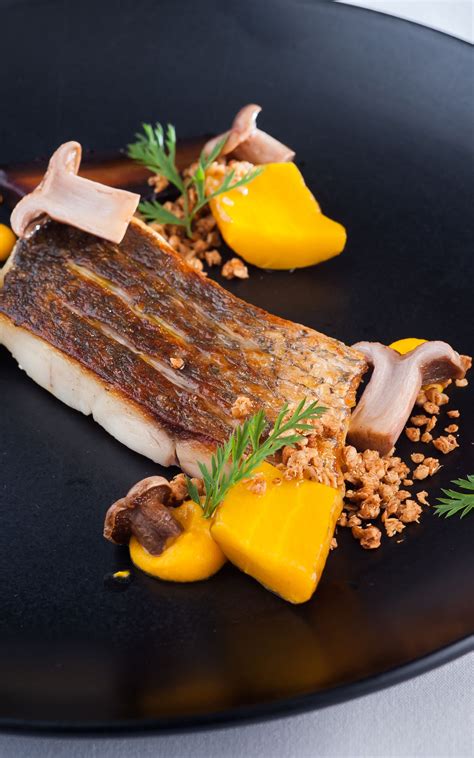 Seared Sea Bass Recipe Great British Chefs Recipe Recipes Gourmet Food Plating Food