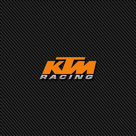 Ktm Racing Carbono Insignia Emblema Ktm Fondo De Pantalla De