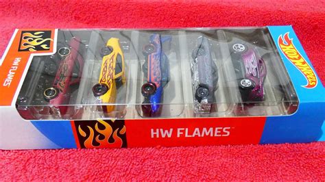 2020 Hot Wheels FLAMES 5 Pack YouTube