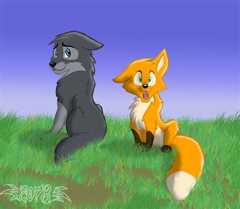 Wolf And Fox By 2078 On Deviantart
