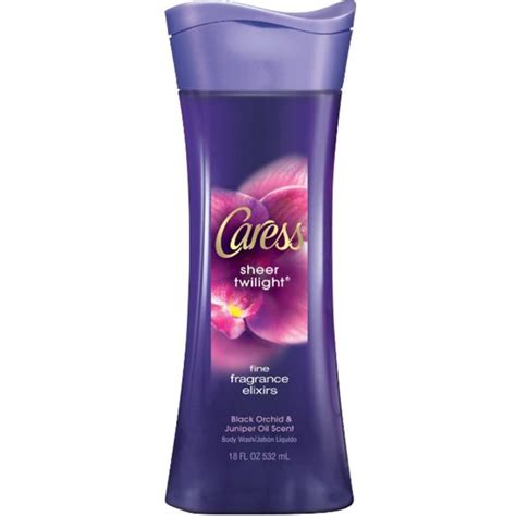 Caress Body Wash Sheer Twilight Black Orchid And Juniper Oil Scent 18 Oz
