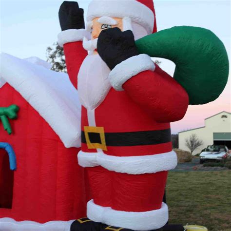 4m Giant Christmas Santa Claus Inflatable Outdoor Decoration Amazing