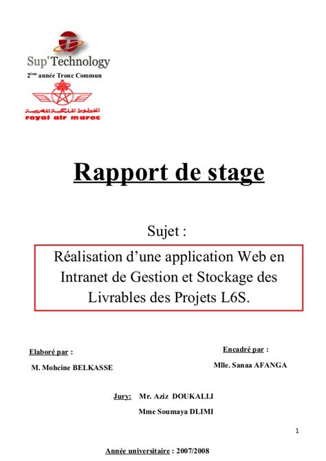 Stage Comment Rédiger Un Bon Rapport De Stage