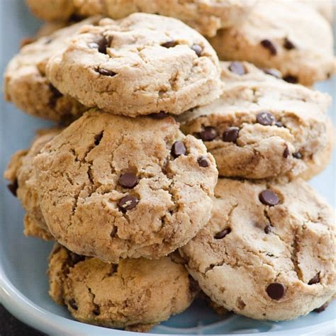 You will feel very tempted to eat the dough and that's ok, it's fine to eat raw. Almond Flour Chocolate Chip Cookies - iFOODreal - Healthy ...