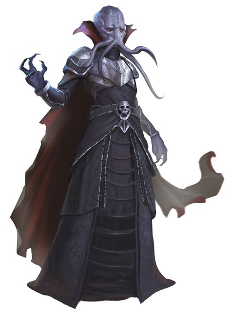 Mind Flayer From The Dandd Fifth Edition Monster Manual Art By