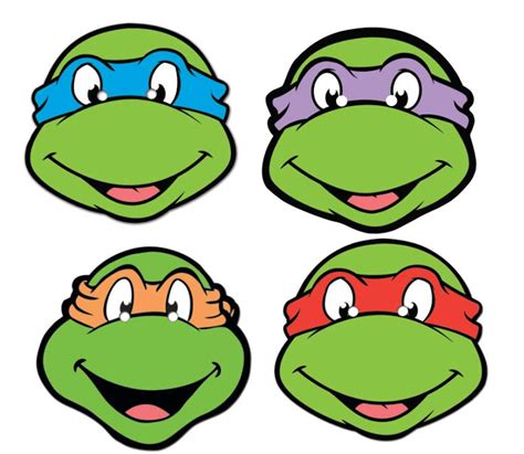 Teenage Mutant Ninja Turtles Face Mask Set Of 4 Ssf0012 Buy Star Face