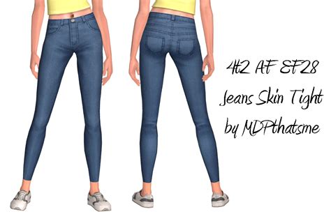 Mdpthatsme This Is For Sims 2 4t2 Ef28 Jeans Skin Tight