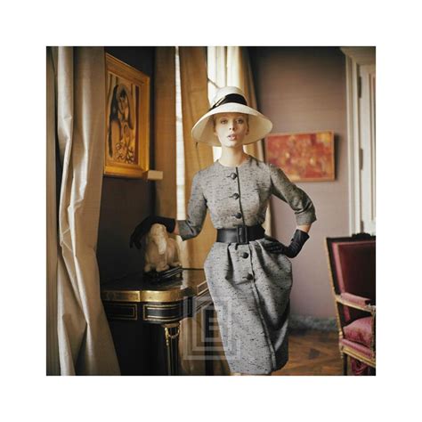 Mark Shaw Nico In Gray Dior Day Dress 1960 For Sale At 1stdibs