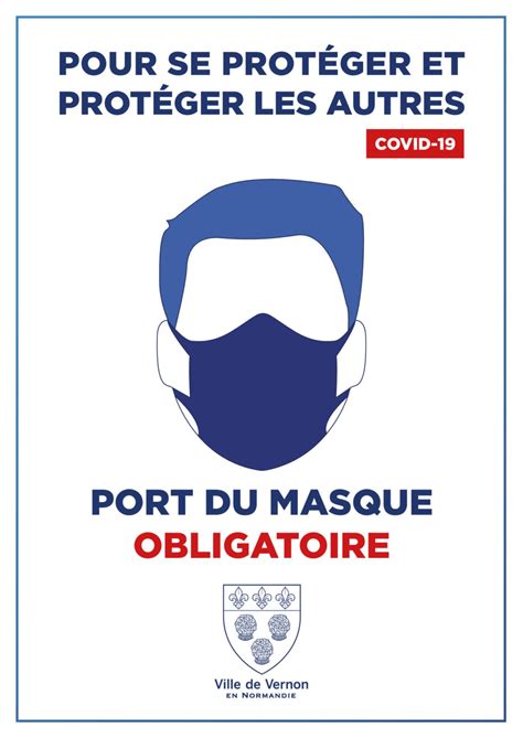 Eure Port Du Masque Obligatoire Sur La Voie Publique Mairie De Vernon