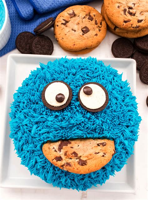 Cookie Monster Cake Two Sisters