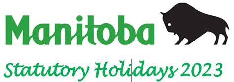 Manitoba Statutory Holidays 2023 Statutory Holidays In Canada