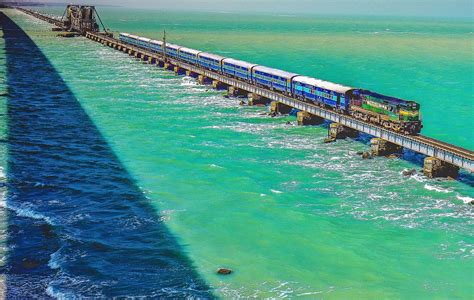 Indias First Vertical Lift Railway Bridge At Pamban To Be Operational