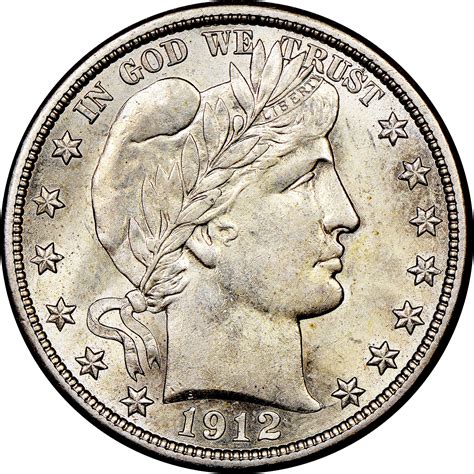 1912 S 50c Ms Barber Half Dollars Ngc