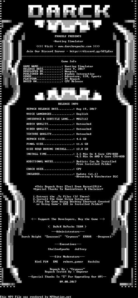 You got it from your grandfather and now only you can do everything to save livestock and other animals. Hunting Simulator {MULTi12} - Darck Repacks | 4.6 GB : CrackWatch