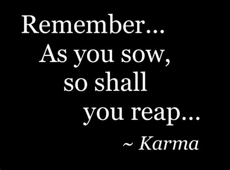 Karma As You Sow So Shall You Reap Karma Quotes Karma Positive Words