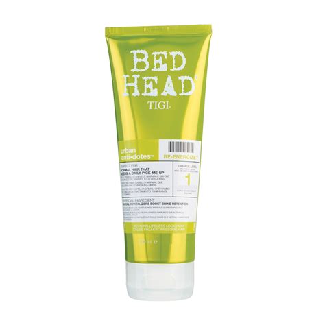 TIGI Bed Head Re Energize Shampoo 8 45 Fl Oz Haircare Packaging Bed