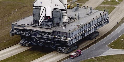 Nasas 6 Million Pound Crawler Transporter Carries Rockets Business