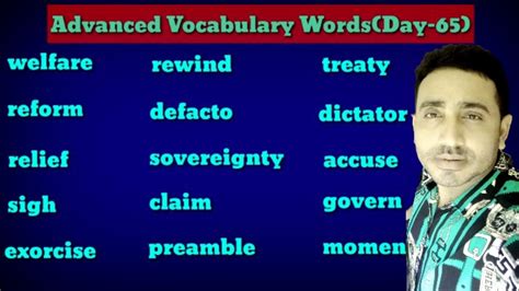 Advanced Vocabulary Wordday 65 English To Rohingya Youtube