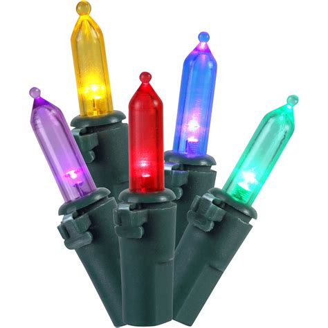Holiday Time 50 8 Function Battery Operated Led Mini Lights Multicolor